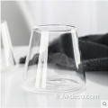 tasse d'eau en verre à jus de borosilicate élevé